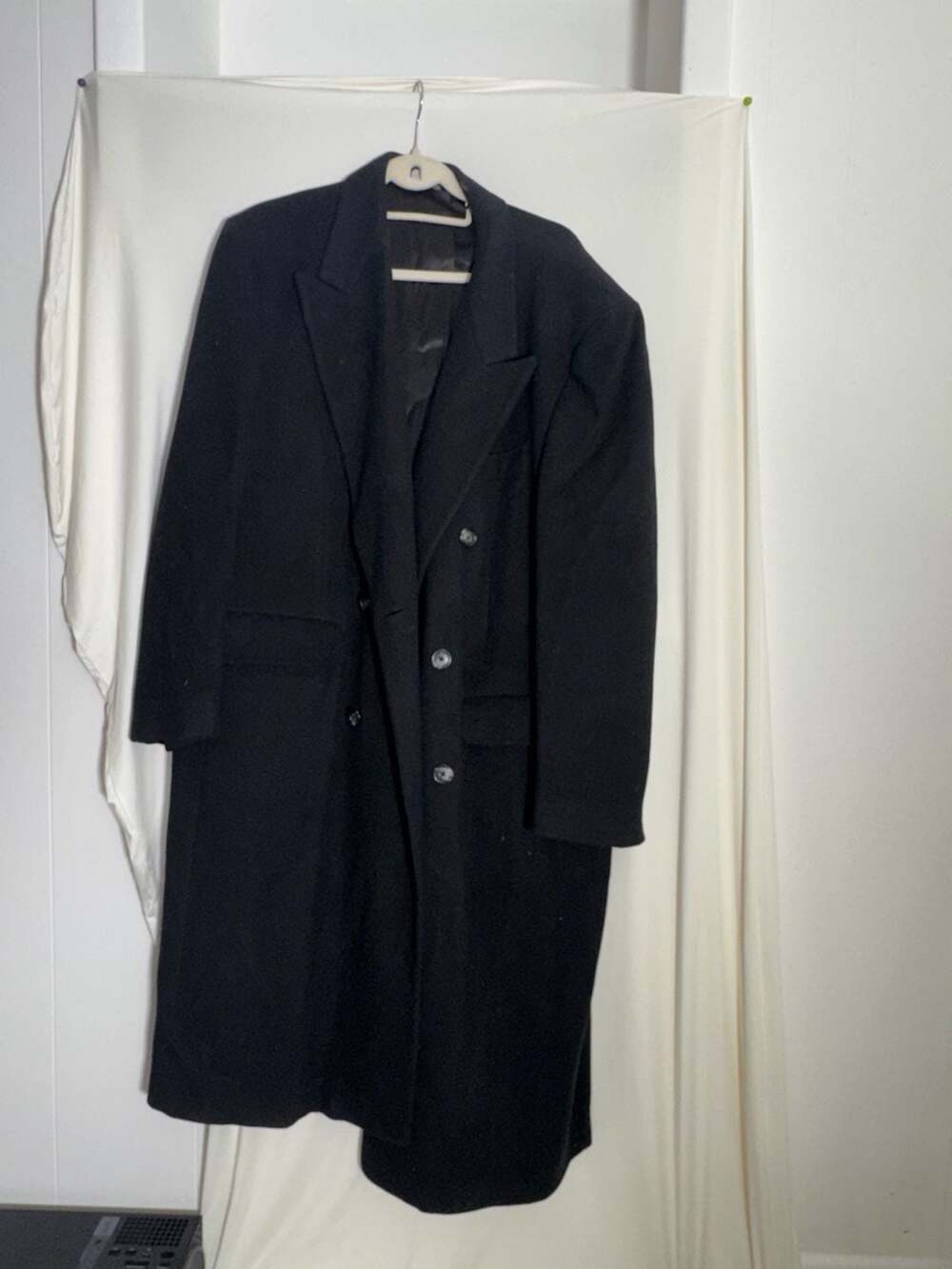 Christian Dior Monsieur Wool Overcoat Black - Picture 4 of 9